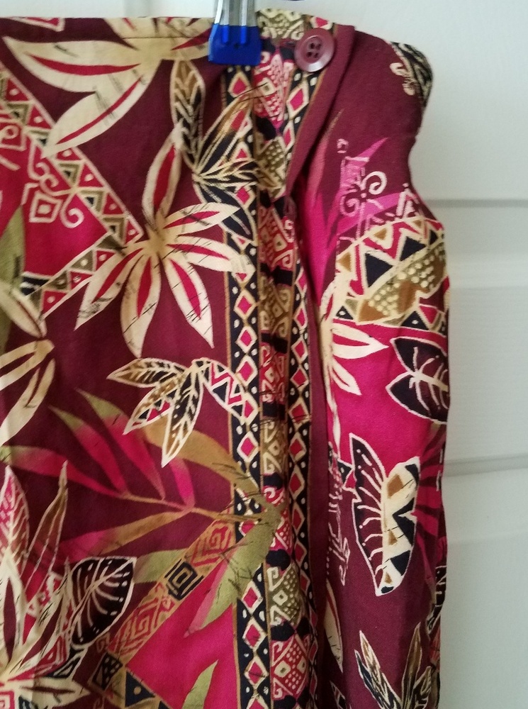Requirements Tropical Wrap Skirt - Picture 3 of 6